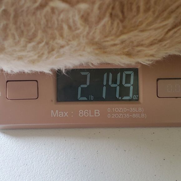 American Eagle Terry Lined Coat Tan Tartan Plaid Button Up Cozy Grunge Outdoor - Picture 11 of 12